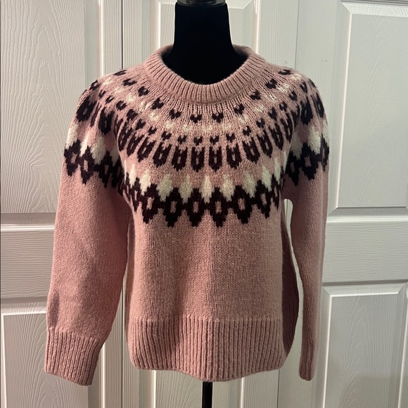 New Veronica Beard Anne Fairisle Pullover Sweater - Picture 3 of 9